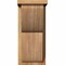 Ekena Millwork Crestline Rough Sawn Corbel w/Backplate, Western Red Cedar, 8"W x 10"D x 18"H COR08X10X18CRE01RWR - alternate 4